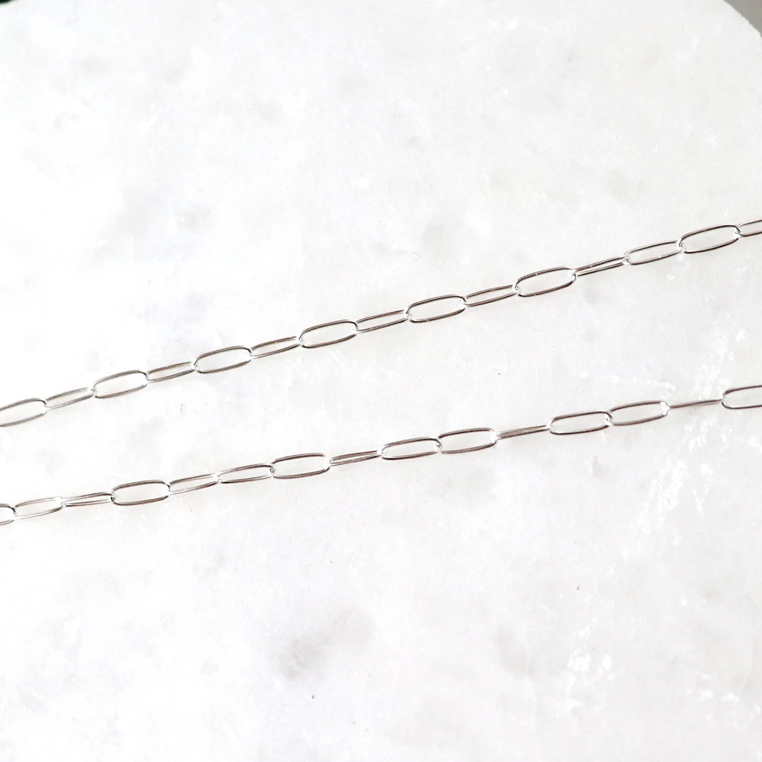 Sterling Silver Closeup of Chain
