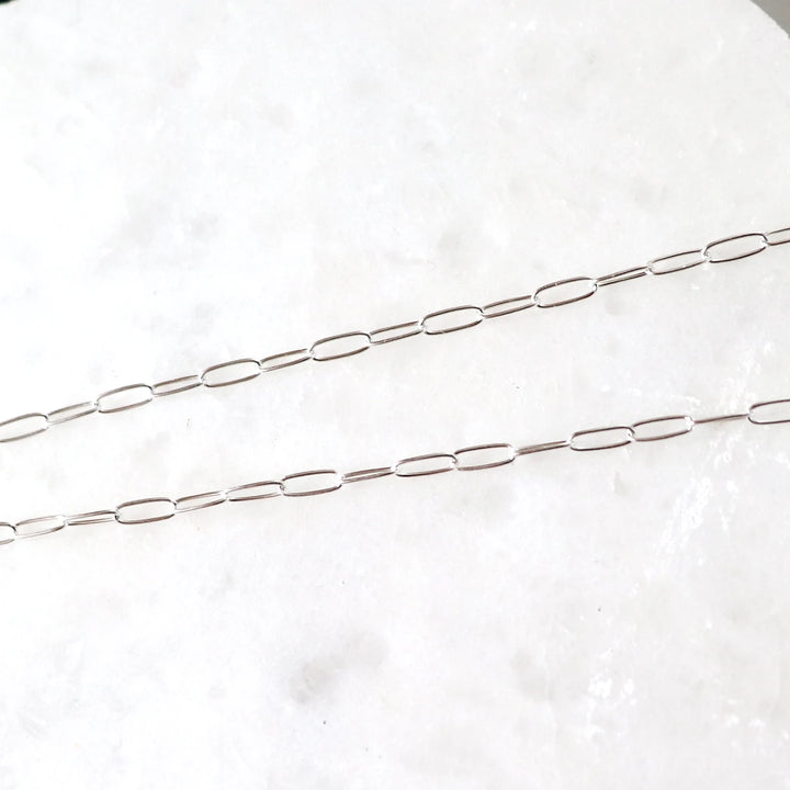 Sterling Silver Closeup of Chain