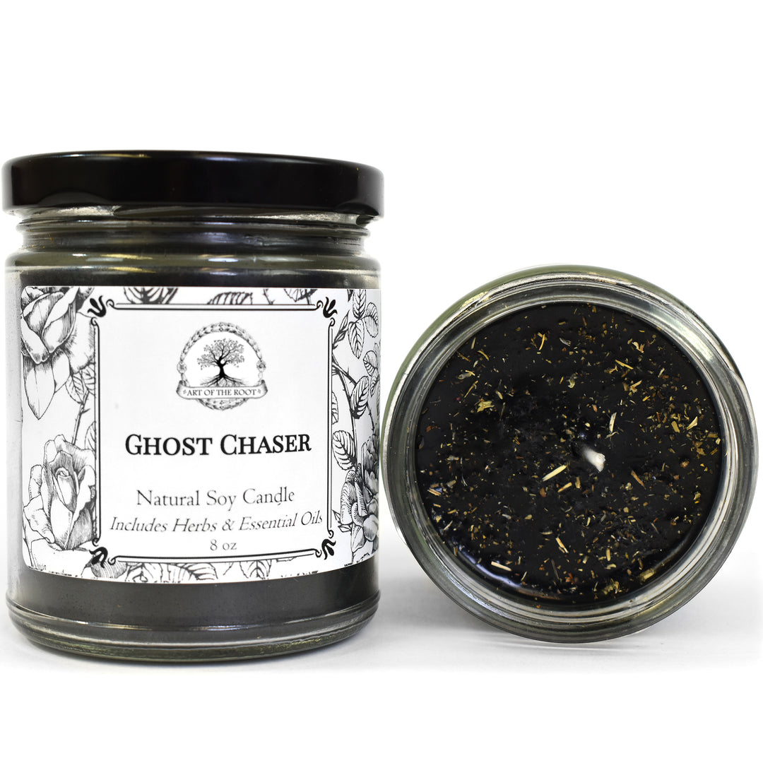 Ghost Chaser Soy Candle for Ghosts, Spirits, & Negative Energy - Art Of The Root