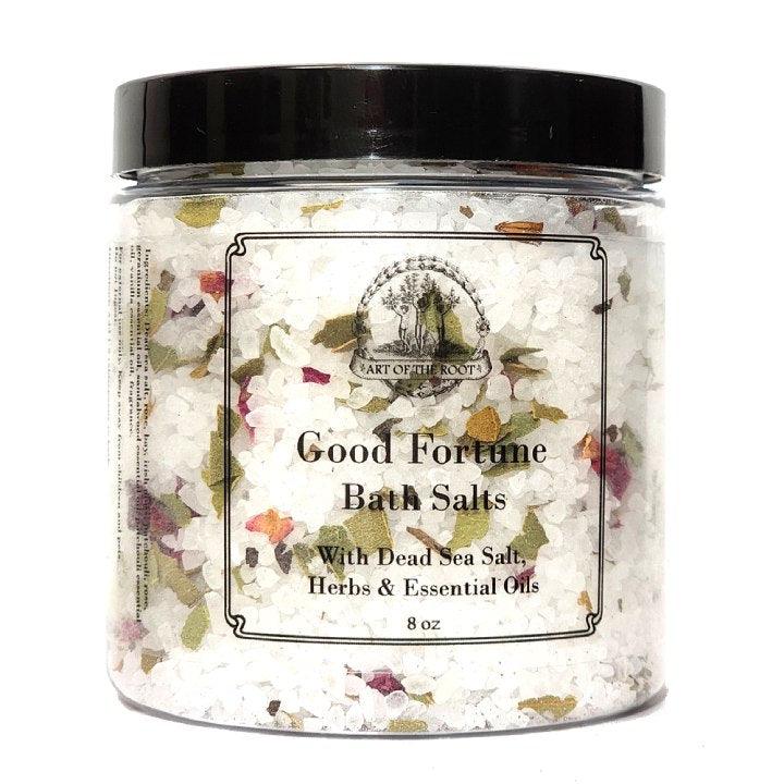 Good Fortune Bath Salts for Blessings & Abundance - Art Of The Root