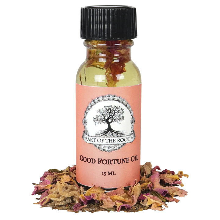 Good Fortune Oil for Blessings, Prosperity & Luck - Art Of The Root