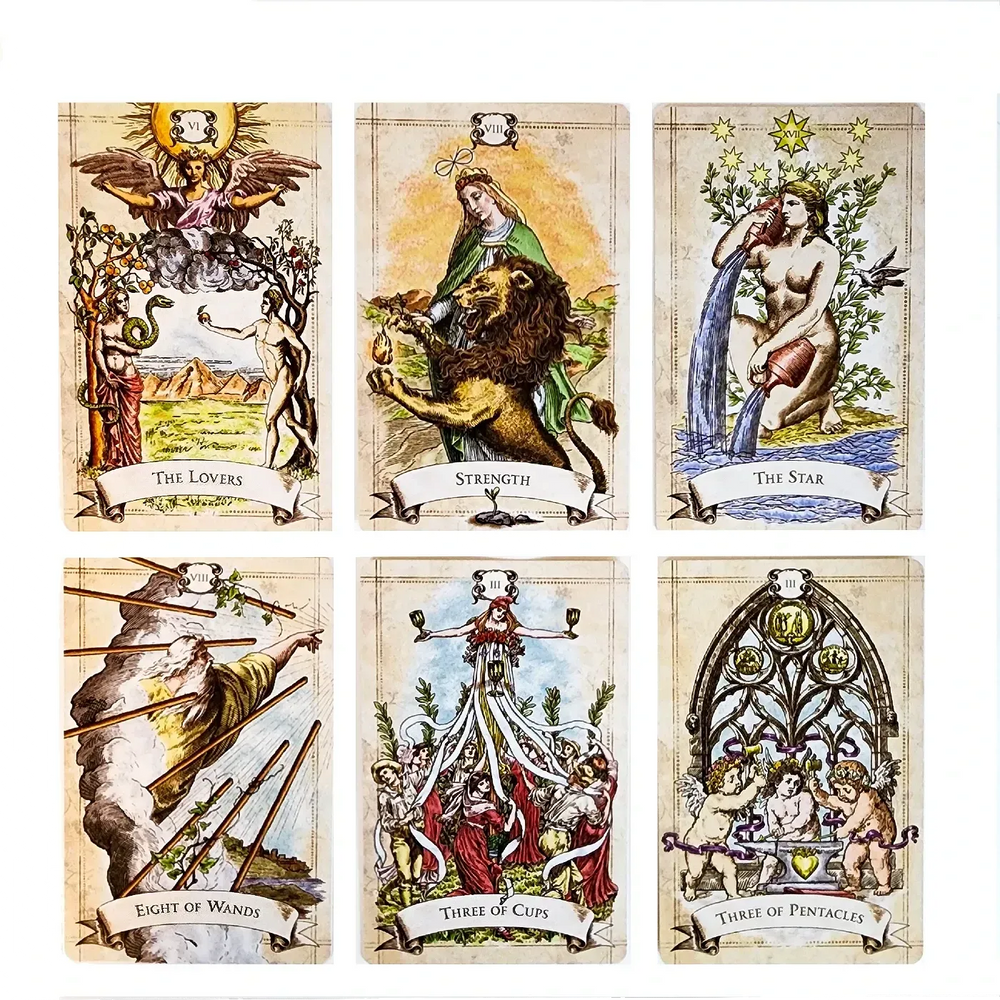 Old Style Tarot Deck and Book Set by Andrew Ray - Art Of The Root