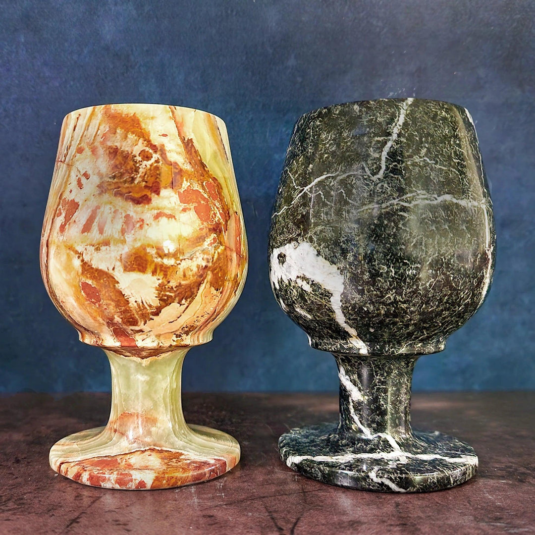 Onyx Chalice 3" x 5" for Offerings, and Rituals - Art Of The Root