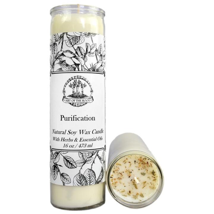 Purification 7 Day Soy Candle for Cleansing Rituals - Art Of The Root