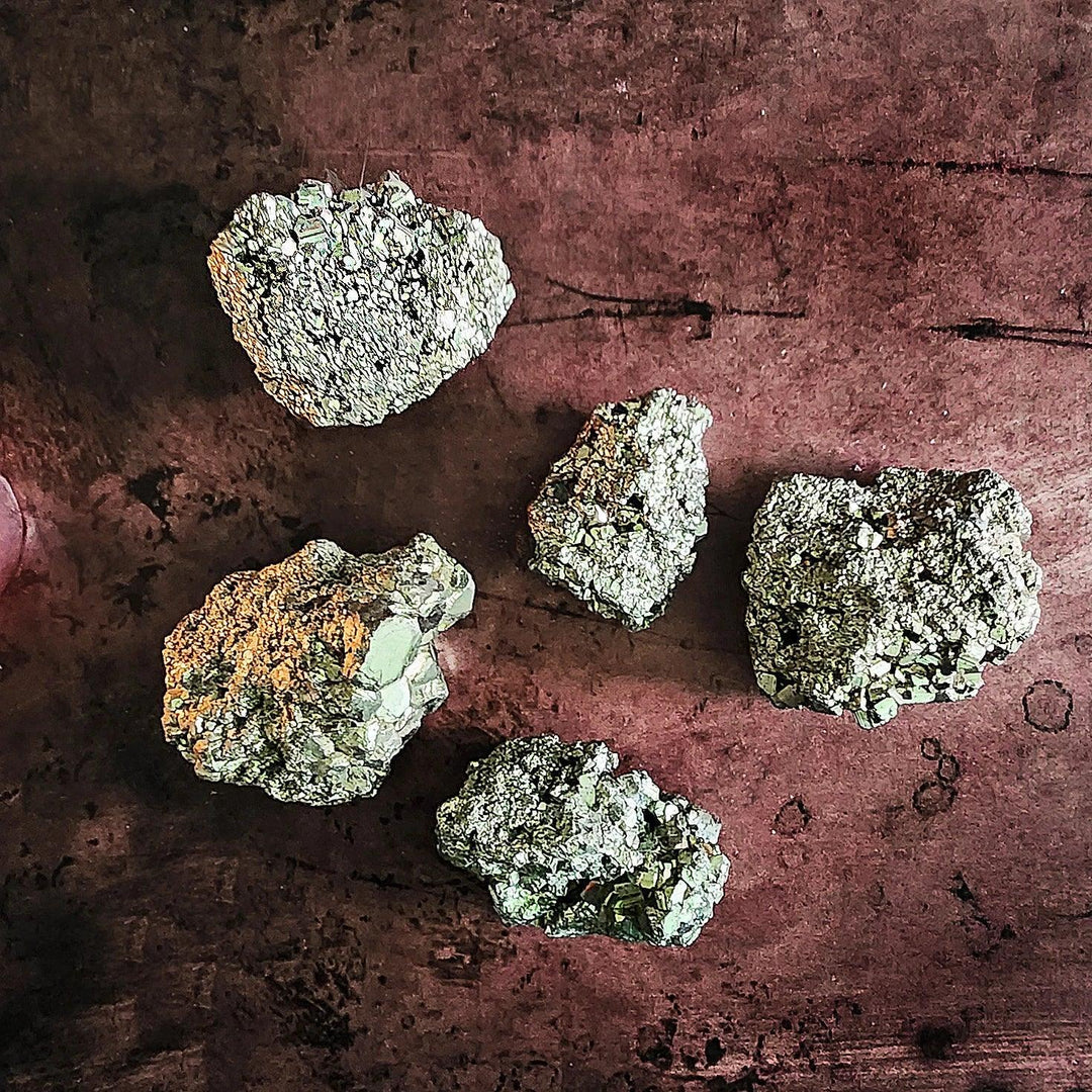 Pyrite Cluster Crystals for Attraction, Manifestation, Wealth - Art Of The Root