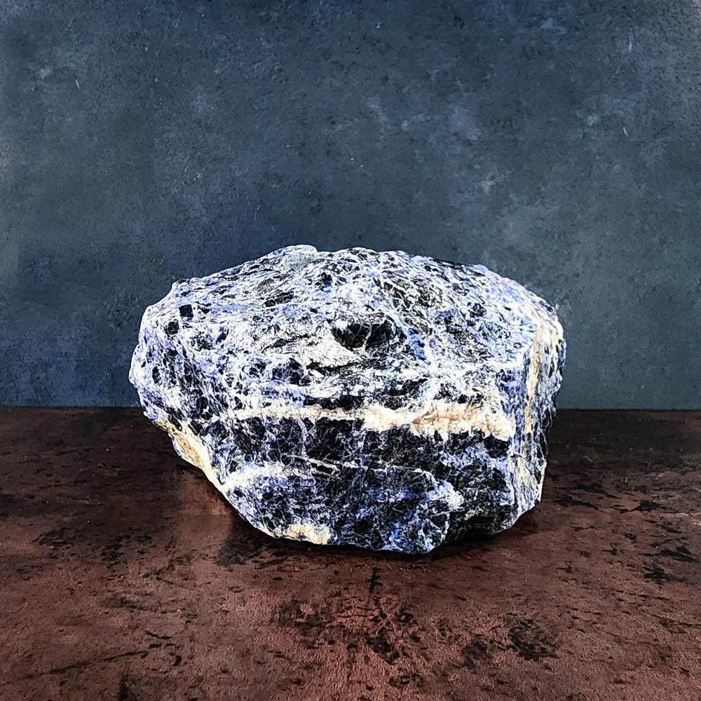 Sodalite Crystal Tea Light Holder - Art Of The Root