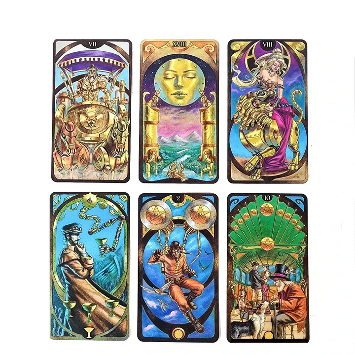 Steampunk Art Nouveau Tarot Deck - Art Of The Root