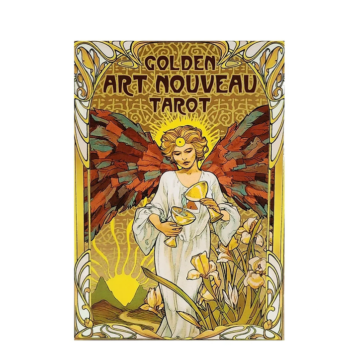 The Golden Art Nouveau Tarot Deck - 22 Major Arcana Cards - Art Of The Root