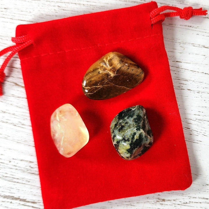 Try a prosperity crystal from Art of the Root's Wealth and Prosperity Crystal Set.