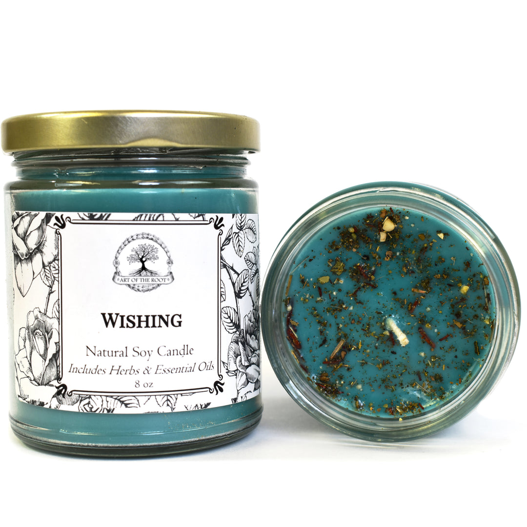 Wishing Soy Spell Candle for Blessings, Special Requests & Obtaining One's Desires - Art Of The Root