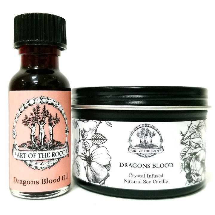 Dragon's Blood Mini Spell Set for Love, Power & Purification - Art of the Root