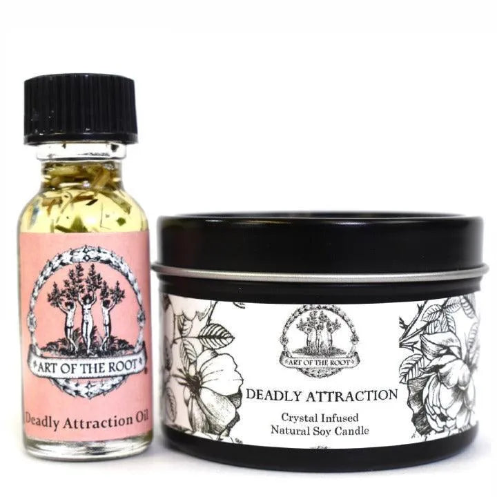 Art Of The Root Deadly Attraction Oil Deadly Attraction Mini Spell Kit for Love | Art of the Root – Art Of